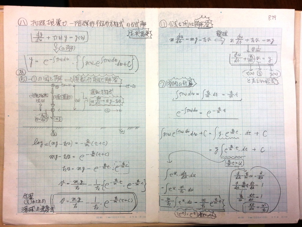 微分・積分・微分方程式の基礎、力学の基礎-P79
