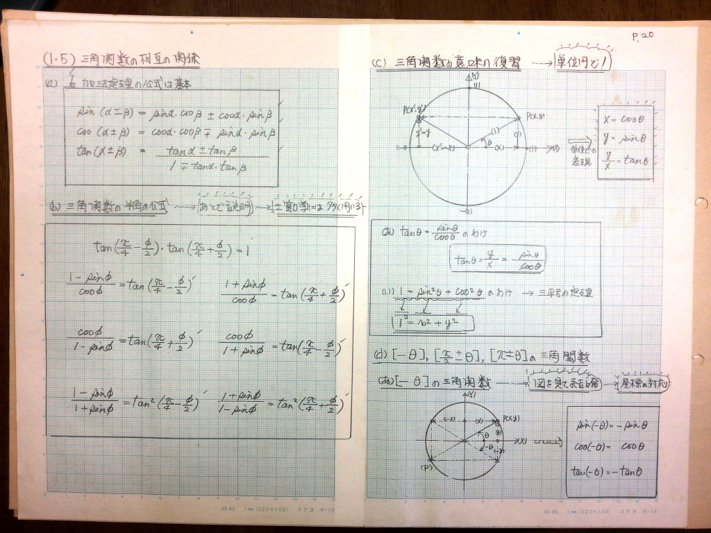 数学の復習と土質力学基礎 (1)　P20