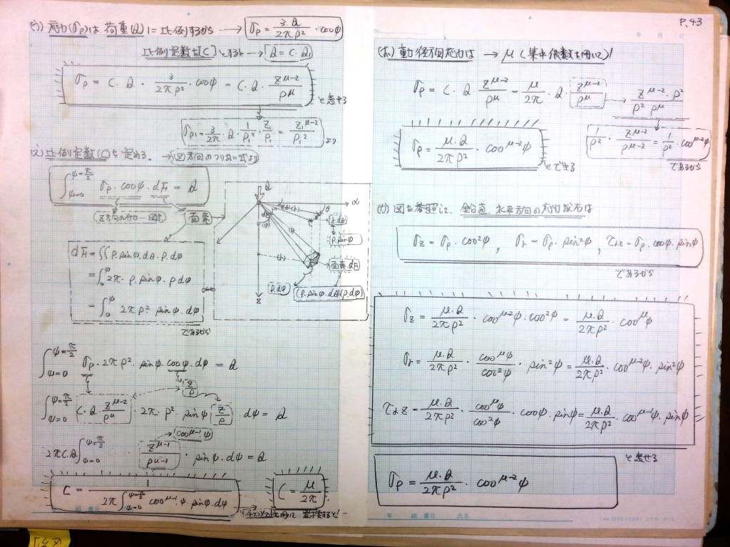 数学の復習と土質力学基礎 (2)　P43